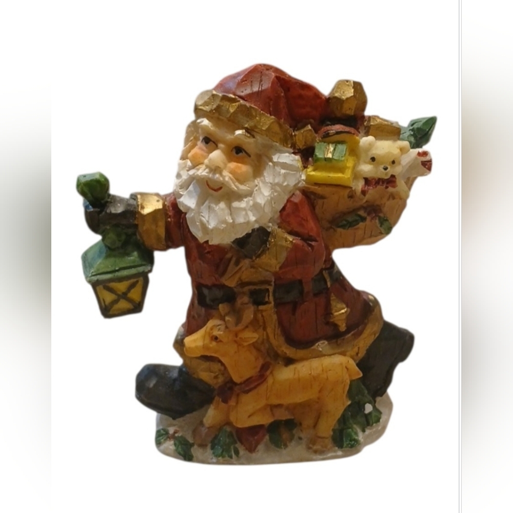 Wood Like Santa Claus Figurine